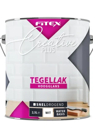 Direct Verzonden Fitex Creative Plus Tegellak Hoogglans